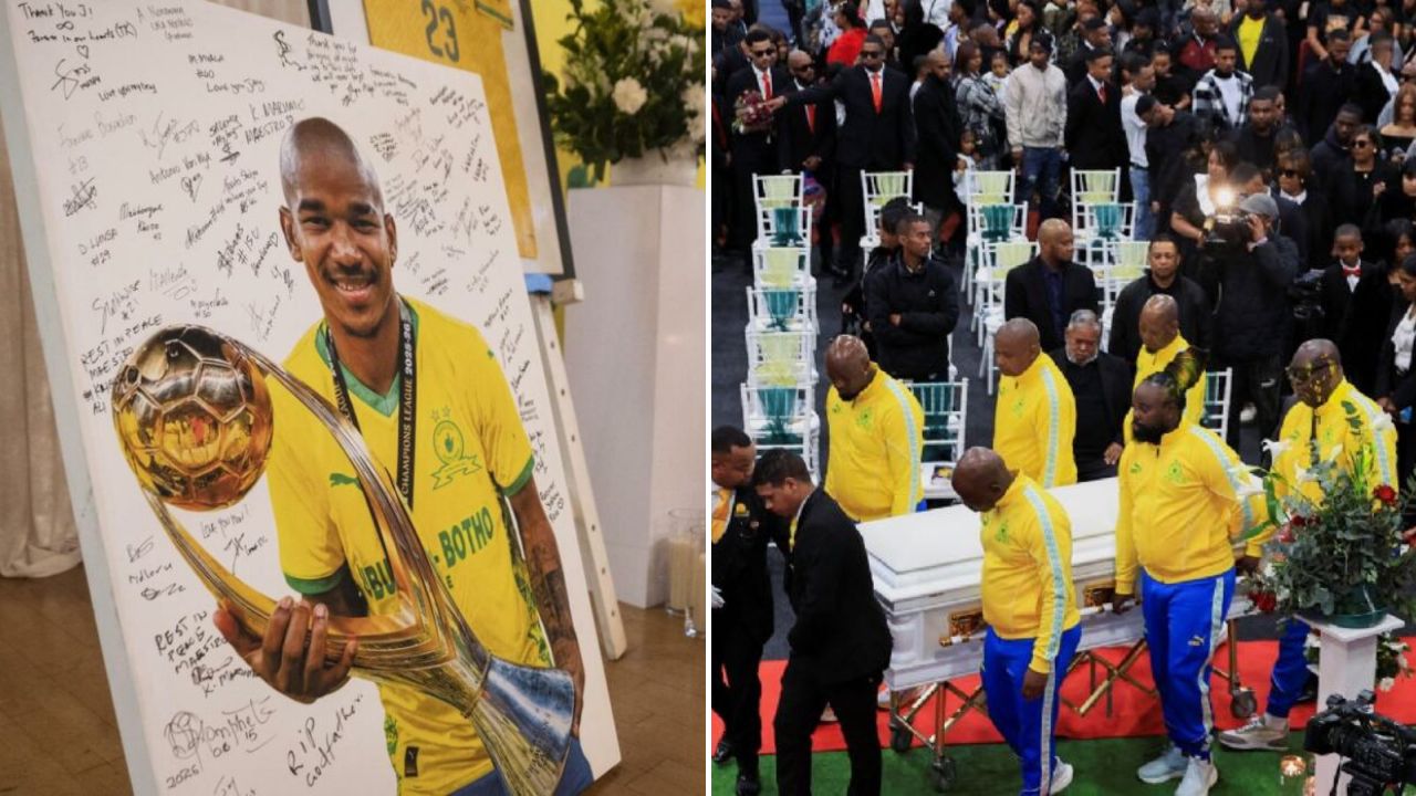 La despedida de Jayden Adams: Funeral del futbolista que jugó el Mundial 2026 con Sudáfrica