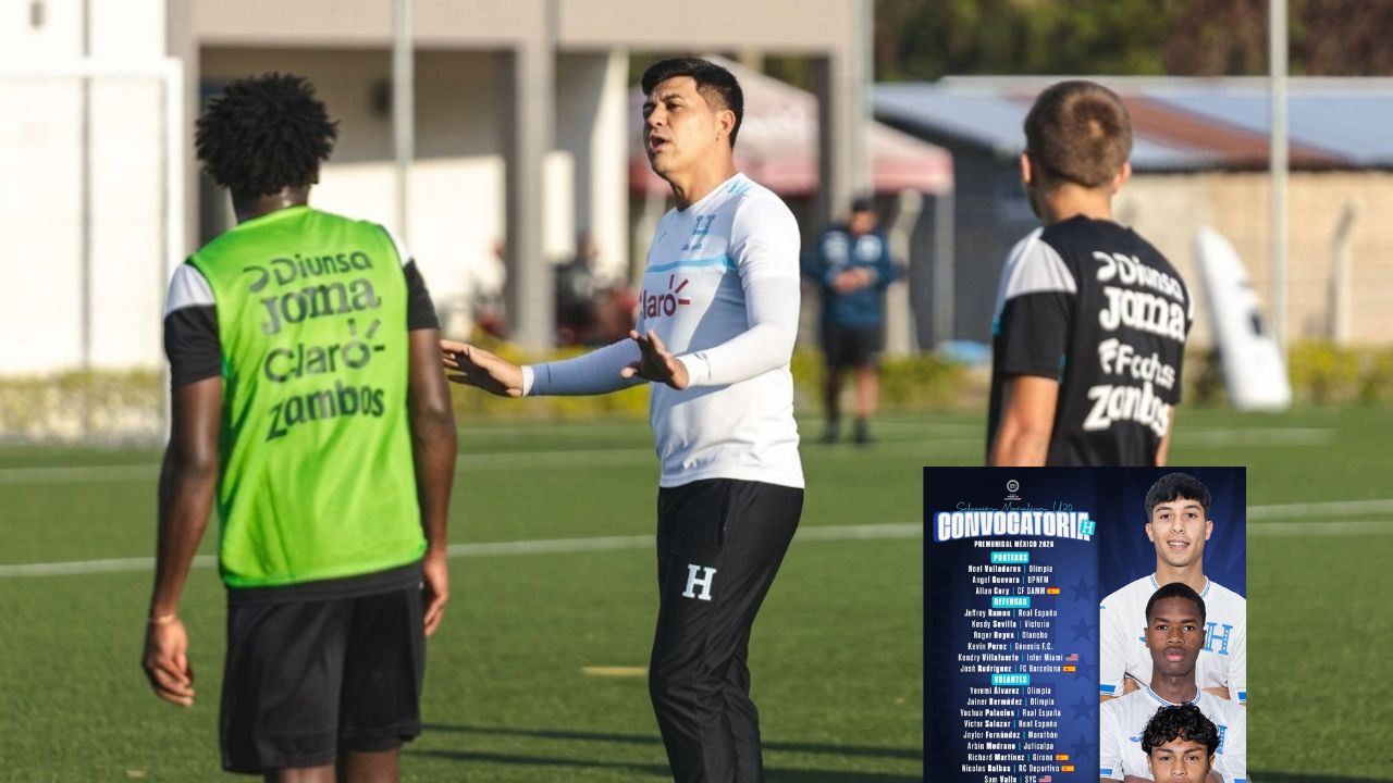 Selección Sub-20 de Honduras presenta convocatoria para Premundial de México